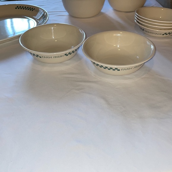 Vintage Corelle Farm Fresh dinnerware 10 PIECE SET - Picture 10 of 10
